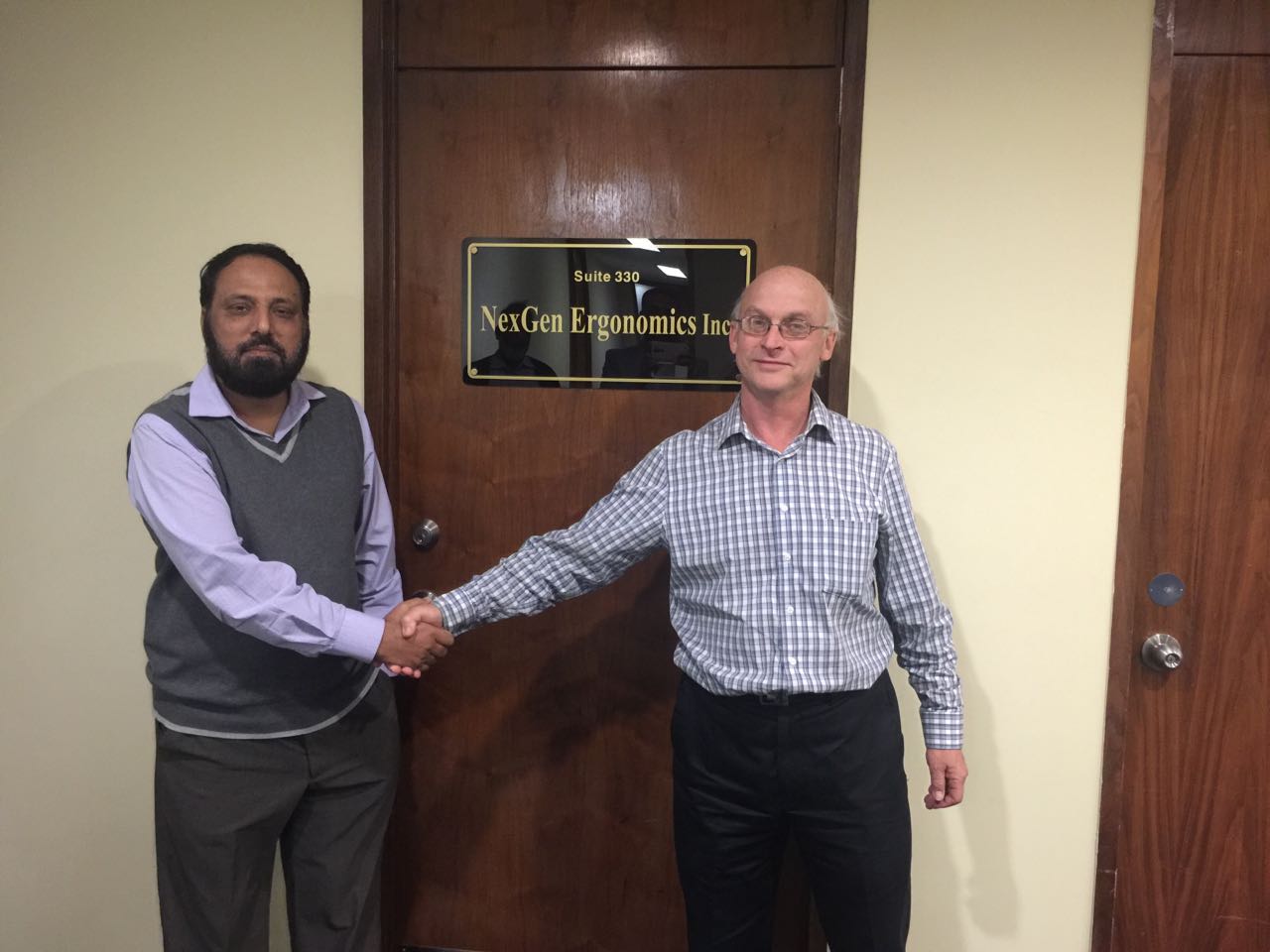 David Pinchefsky (NexGen) & Sahibzada Salim ur Rehman (CES)